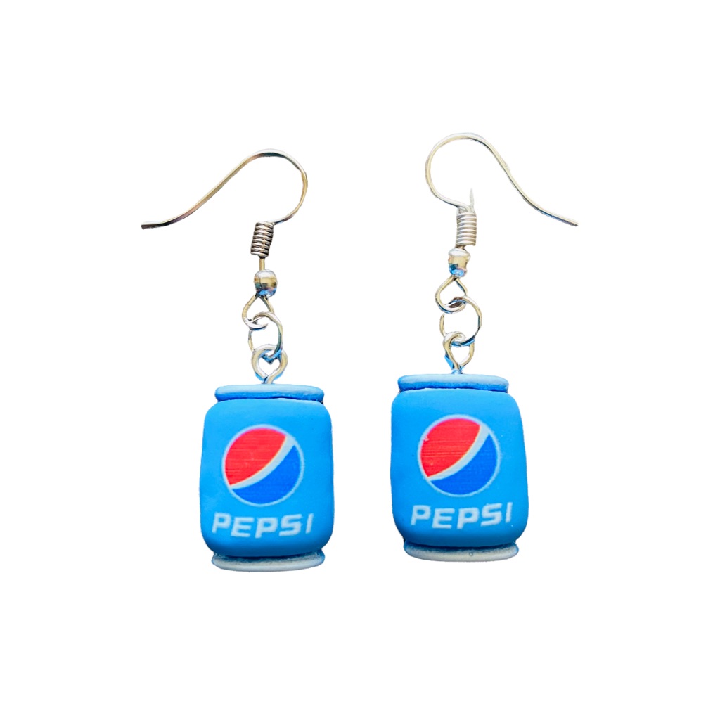 Pepsi Can Earrings
